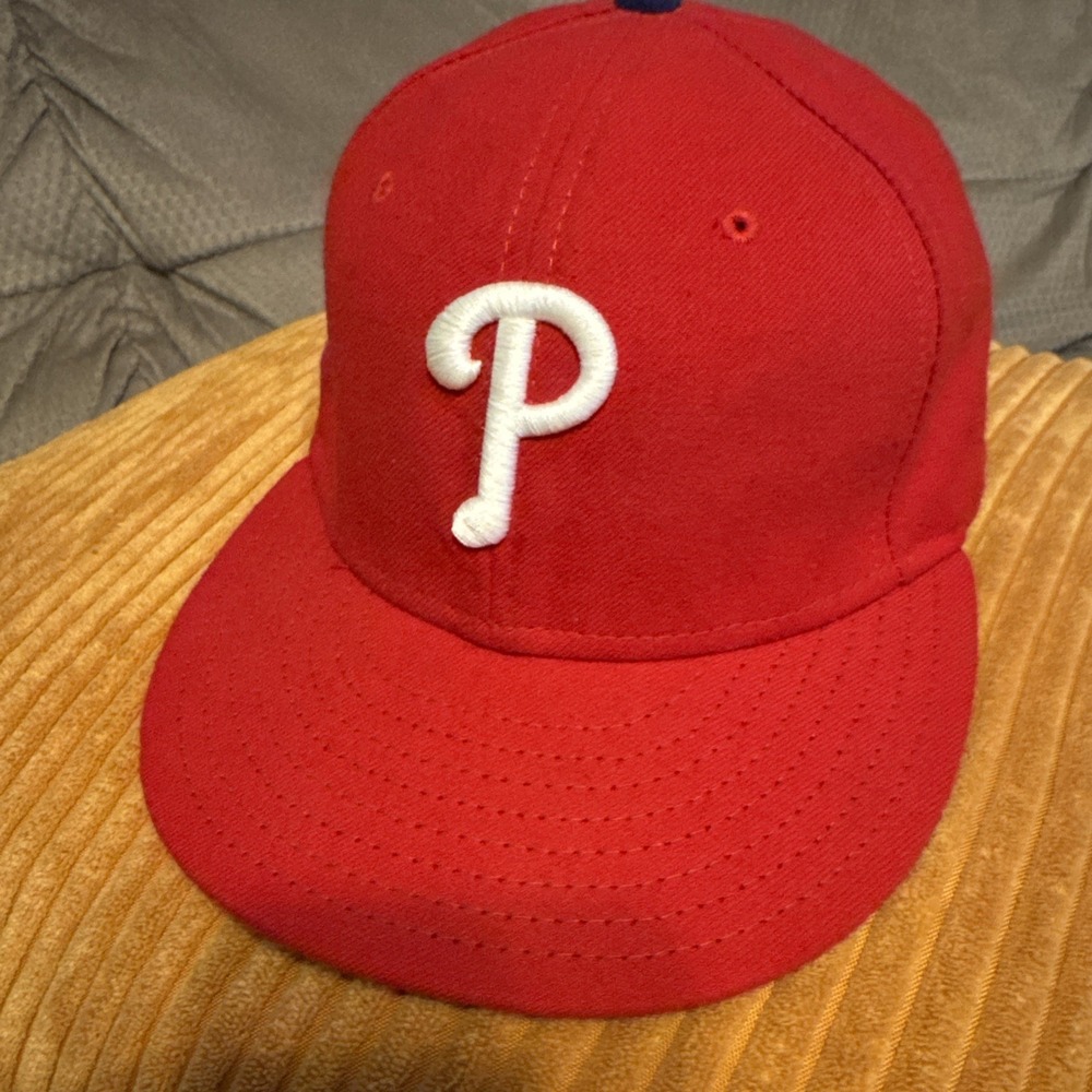 Philadelphia Phillies MLB New Era 59FIFTY Hat 7 1/4 MADE IN U.S.A.